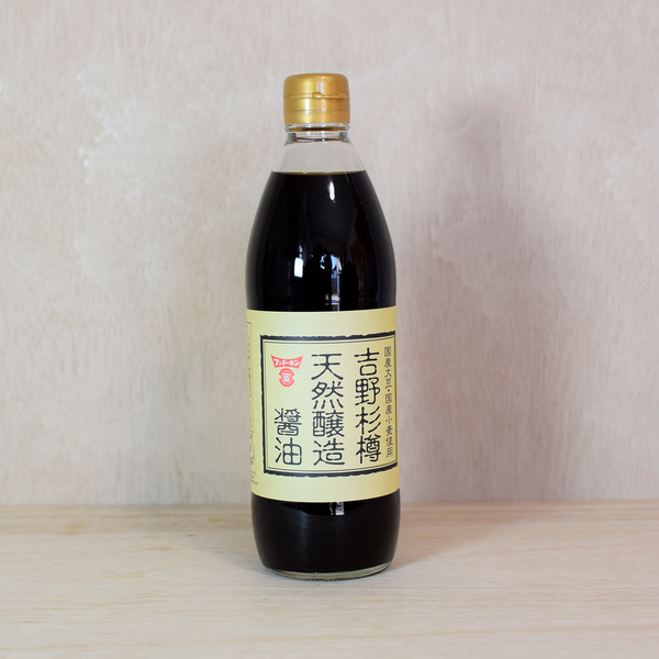 フンドーキン 吉野杉樽天然醸造醤油 500ml